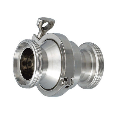 Stainless Steel  Sanitary Clamp End Non-Return Male Threaded Check Valve