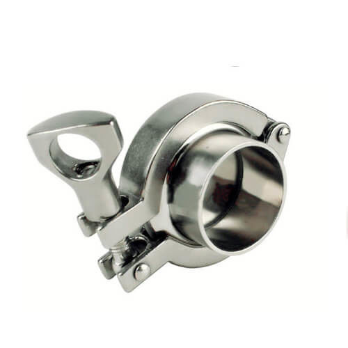 Sanitary Stainless Steel Tri Clamp With Ferrules Gasket Pipe Fitting