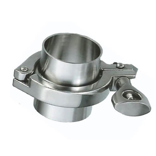 Sanitary Stainless Steel Single Pin Food Grade Tri Clamp Pipe fittings