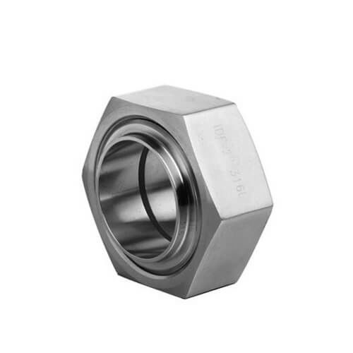 Hygienic Sanitary Stainless Steel  IDF Hexagon Nut Union pipe fittings