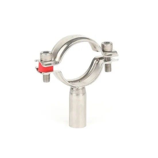 Double Pin Pipe Tube Holder Sanitary Tube Fittings With Weld End