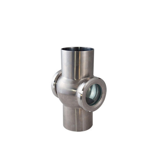 Hygienic Sanitary ss304 316L Food Grade Cross Sight Glass for for Pipeline Industry