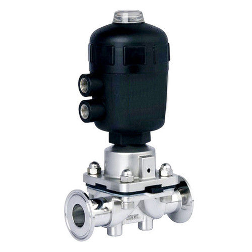 Sanitary Stainless Steel Casting Tri-Clamp Diaphragm Valve with Pneumatic Actuator