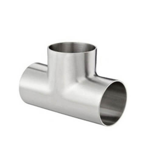 Food grade Stainless Steel Sanitary Pipe Fitting Thread Equal Tee