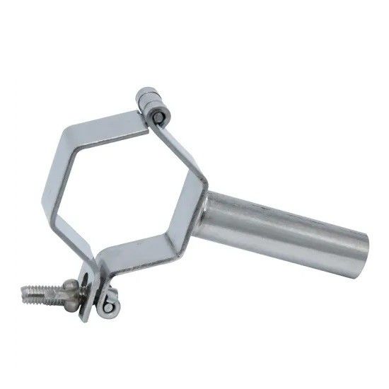 CE ISO FDA Hex Pipe Hanger Stainless Steel Tube Clamp Fittings With Tube