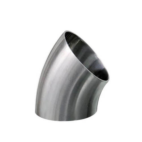 Sanitary Stainless Steel Polish Welded Elbow bend Pipe Fitting