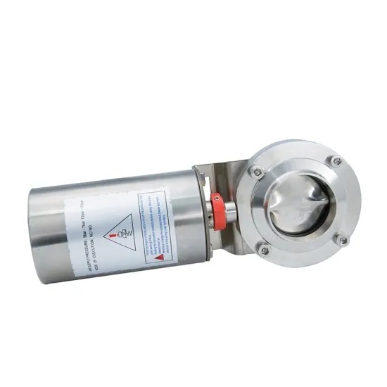 Hygienic Pneumatic Sanitary Stainless Steel Butterfly Valve with Actuator 3