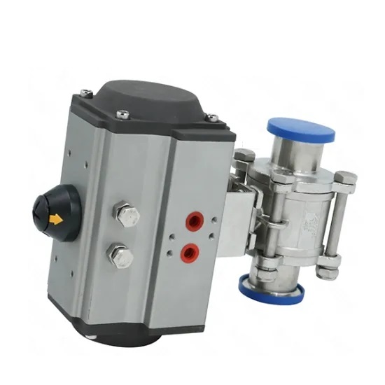 Hygienic Sanitary SS304 316L 3 Way Tri-Clamped Ball Valve with iso5211 high mounting 5