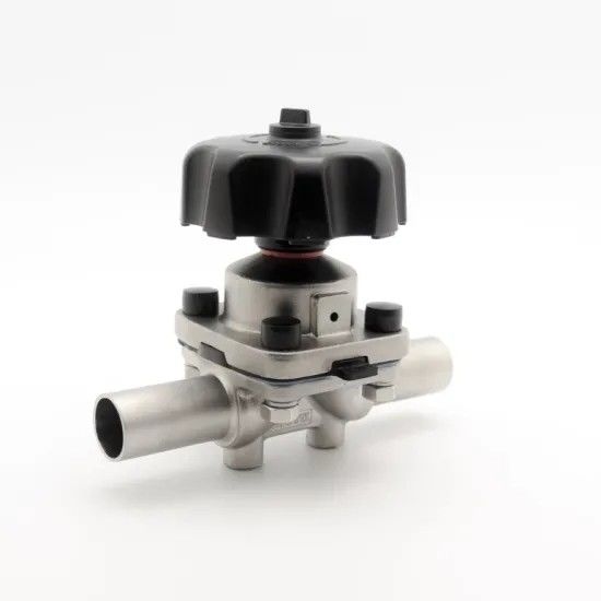 GMP Compliant Sanitary SS316L Diaphragm Valve For Pharmaceutical Industry