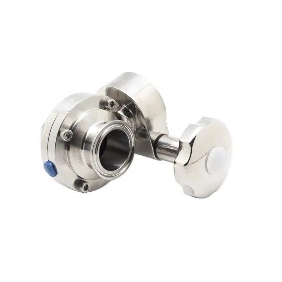 Fine Adjustment Manual sanitary stainless steel Butterfly Valves  for Food Grade