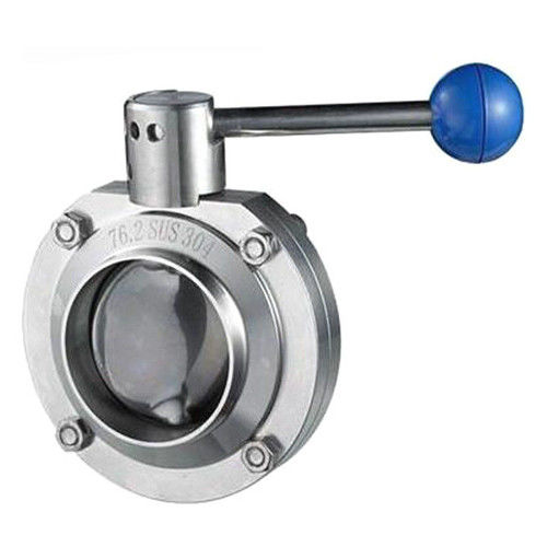 Forged SS 304 / 316L Butt Weld Butterfly Valve For High Temperature Pipe System
