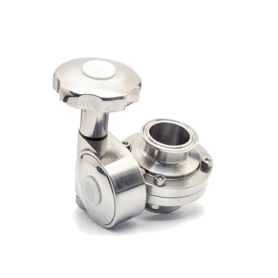 Fine Adjustment Manual sanitary stainless steel Butterfly Valves 2inch S316L for Food Grade 2