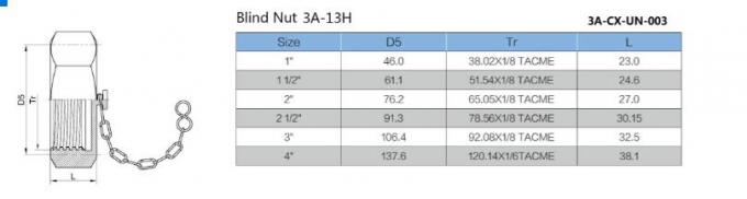 FDA Ss316l Grade Ferrule Adaptor Hygienic Union Blind Nut With Chain 3